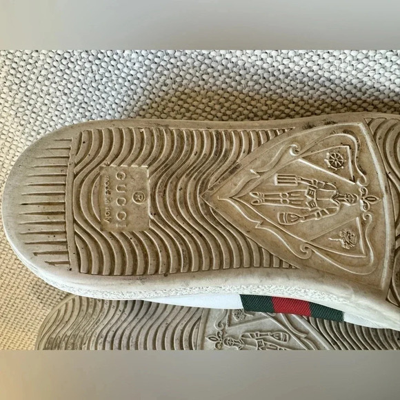 GUCCI Ace Low Heart - 435638-A38M0-9074 size 35.5/US 5.5 - Picture 12 of 16
